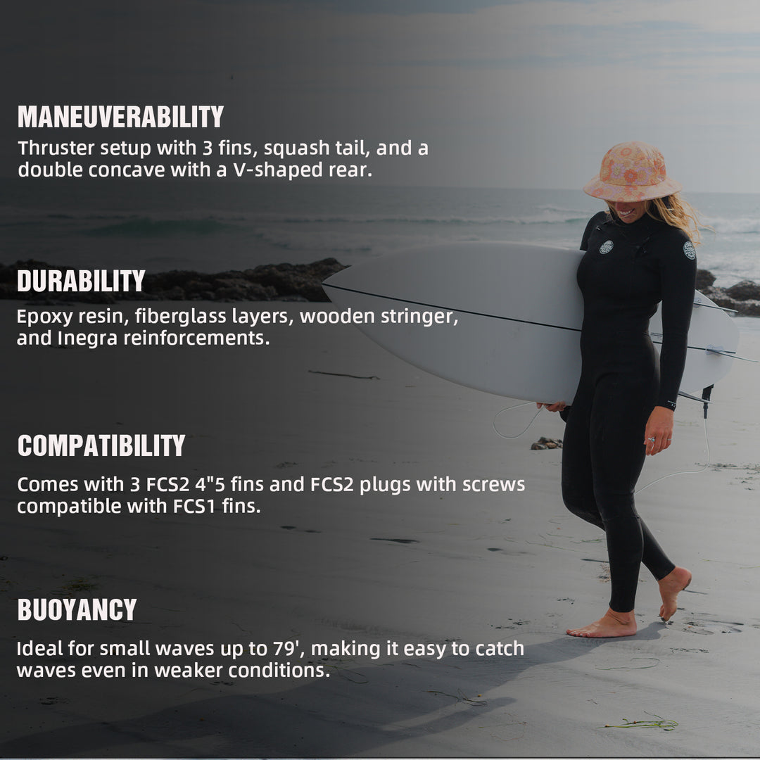 Shortboard in Epossidica Garuda 6&