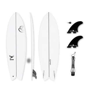 Shortboard in Epossidica KUNPENG 5'8