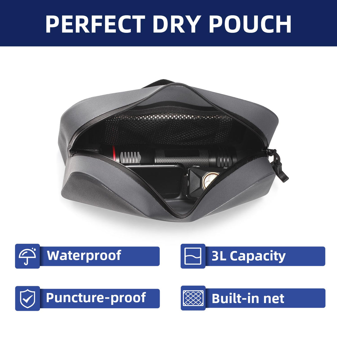 slate dry pouch fanny pack inside details