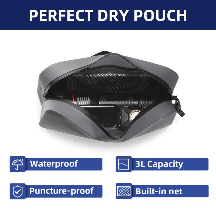 slate dry pouch fanny pack inside details