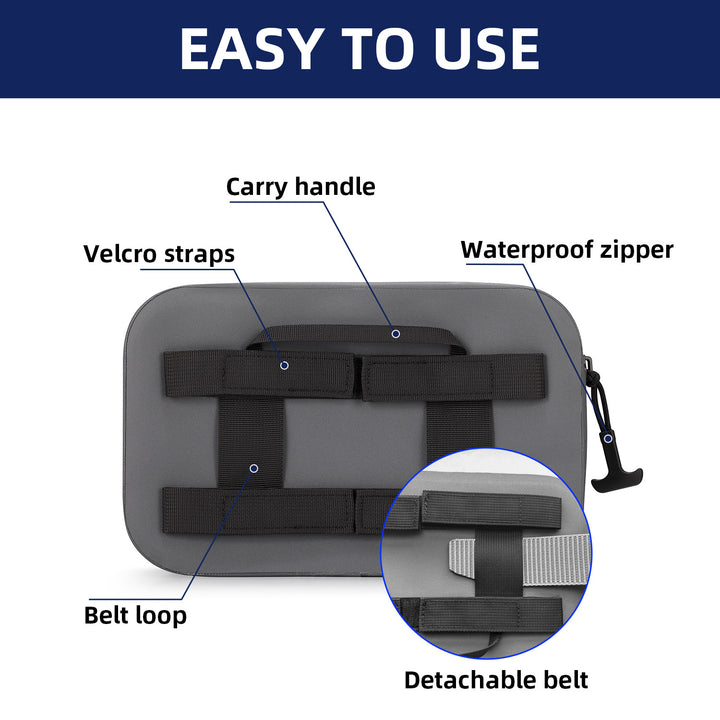 slate dry pouch waist pack installation details