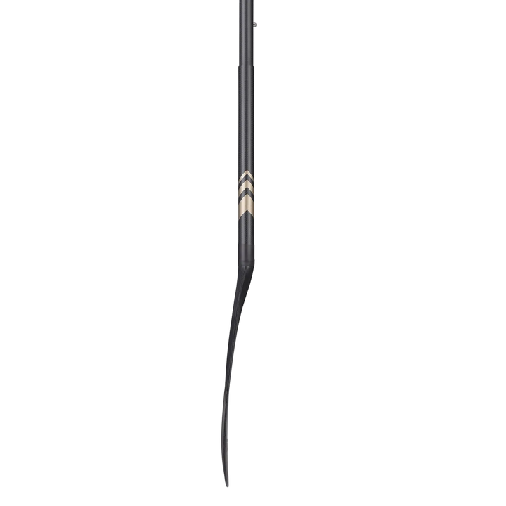 Black blade on a white background